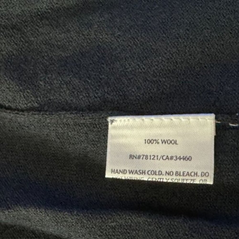 Eileen Fisher Wool Open Front‎ Cardigan Women L EUC Lightweight Stretch Sweater - Picture 11 of 11